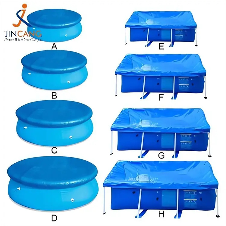 Изнад покривача копна базена