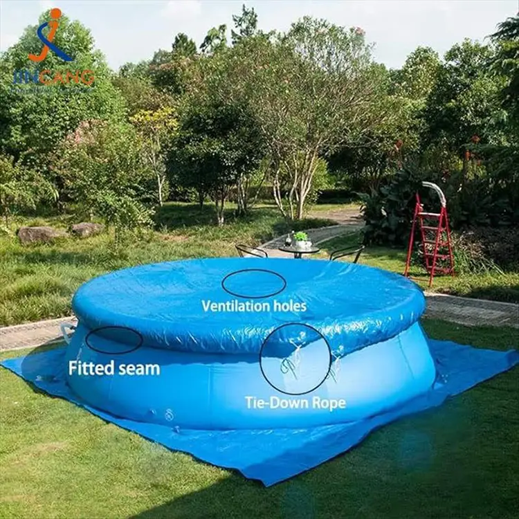 Изнад покривача копна базена